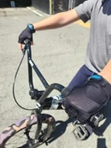 Miniatura 7 de Guantes infantiles para ciclismo, scootering y diversión en el patio de recreo Guantes de bicicleta acolchados de medio dedo para niños y niñas