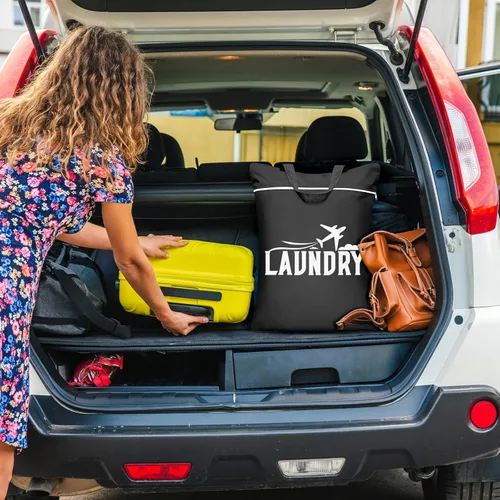 Miniatura 5 de 2 bolsas grandes de viaje para lavandería, bolsa húmeda impermeable lavable para ropa sucia, traje de baño, entrenamiento, gimnasio, piscina, yoga