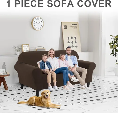Miniatura 128 de Funda para Sofá de Terciopelo, Fundas Elásticas para Sofá para Funda Principal Separada/Respaldos y Cojines de Asiento, Funda para Sofá, para Fundas
