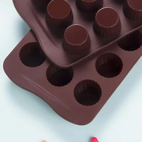Miniatura 5 de Webake - Moldes de silicón para chocolate, molde para hornear para gelatina, bombas de grasa de Keto, Marrón