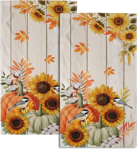 Miniatura 41 de Giwawa Juego de 2 toallas de mano vintage con diseño de oso y ciervo, diseño de alce y árbol, toalla de cara súper suave para baño, cocina, hombre