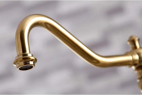 Miniatura 3 de Kingston Brass KS3277ALBS Grifo de cocina con rociador lateral, latón cepillado, 13.06 x 14.06 x 9.44 Cobrizo cepillado