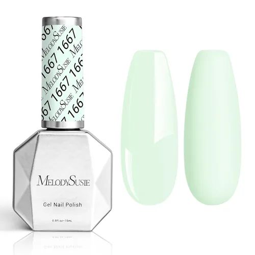 Miniatura 89 de MelodySusie Esmalte de uñas de gel grueso color rosa nude, 0.5 fl oz removible con remojo UV LED Funny Bunny esmalte de gel rosa, regalo de Navidad