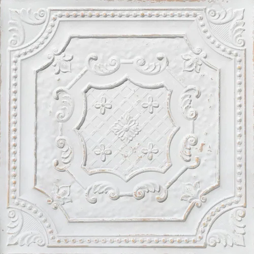 Miniatura 13 de from Plain to Beautiful in Hours DCT04 Elizabelthan Shield - Azulejo de techo de PVC de 2 x 2 pies (cubiertas / 200 pies cuadrados), gris pardo