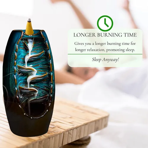 Miniatura 5 de Conos de incienso esenciales relajantes para reflujo, 100 % aromas naturales, paquete de 100 unidades, mejora la meditación y la atención plena