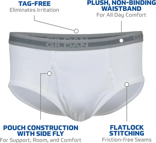Miniatura 2 de Gildan Calzoncillos de ropa interior para hombre, paquete múltiple