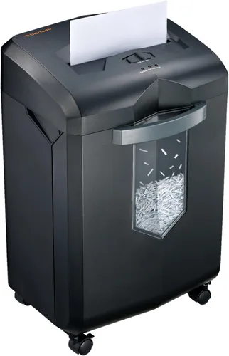 Bonsaii Trituradora de Papel, Trituradora de 18 Hojas 60 Minutos para Oficina Uso Pesado Trituradora de Corte Cruzado con Cesta Extraíble de 6