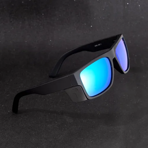 Miniatura 4 de Lentes de sol de seguridad para hombre, negro mate, lentes de sol de seguridad polarizados, cumplen con las normas ANSI Z87+, protección UV