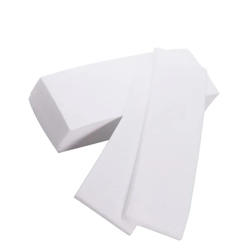 ROSENICE 100pcs cera tiras papel profesional facial cuerpo depilación depiladora no tejida depiladora