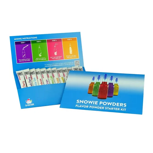 Miniatura 2 de Snowie Ultimate Shaved Ice Party Pack - Jarabes de cono de nieve con botellas, tazas y palas de nieve