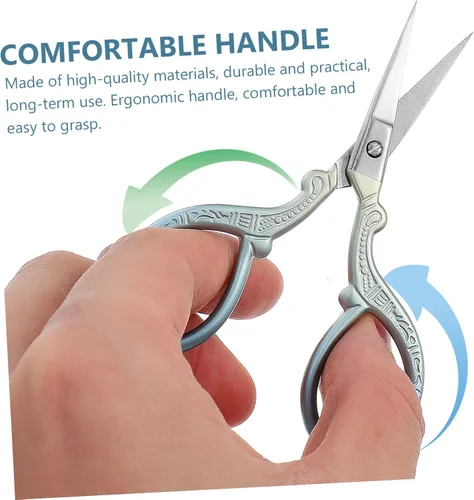 Miniatura 5 de TEHAUX Tijeras de bordado Tijeras de costura pequeñas Tijeras de punta Tijeras para coser Tijeras de sastre Tijeras de metal Tijeras de hilo