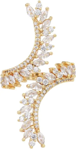 Miniatura 5 de Lavencious Anillo de moda de cóctel ajustable de 6 a 8.5 CZ Marquise Shape Jewelry para mujer