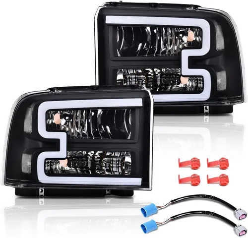 Miniatura 27 de GRAND ORANGE - Juego de faros delanteros, compatible con Ford F250 F350 F450 F550 1999-2004, para Ford Excursion 2000-2004, lado del conductor