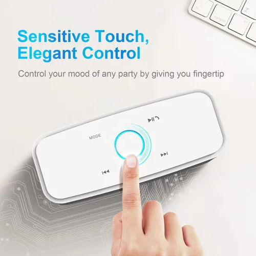 Miniatura 3 de DOSS Touch - Altavoz Bluetooth inalámbrico Blanco