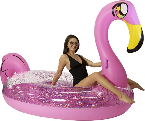 Miniatura 10 de Poolcandy Gigantic Inflatable 2 to 3 Person Pool, Beach, and Lake Swim rafts