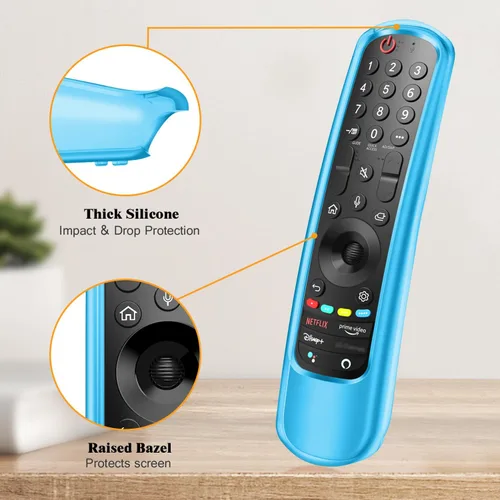 Miniatura 4 de Fintie Funda de silicona para LG MR24GN MR24GA MR23GN MR23GA MR22GN MR22GA AN-MR21GA Control remoto, ligera, antideslizante, a prueba de golpes