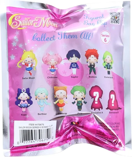 Miniatura 2 de Monogram International Sailor Moon - Clip para bolsa ciega 3D, serie 6