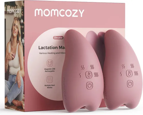 Miniatura 11 de Momcozy A1Pro - Masajeador de lactancia, vibración profunda y calentamiento rápido para alivio de obstrucciones y bombeo eficiente, esenciales