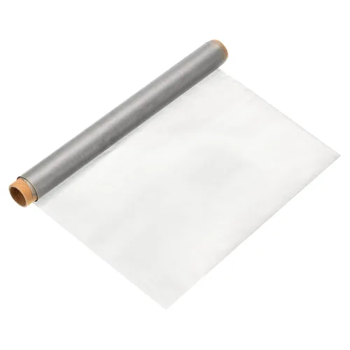 Miniatura 13 de PATIKIL Pantalla de malla de alambre de acero inoxidable 304, filtro de ventilación tejido de malla de 5 mallas duras y resistentes al calor