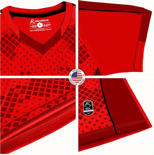 Miniatura 32 de Camiseta deportiva SOL Athletic para hombre, refrescante, transpirable, cómoda