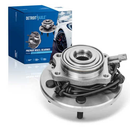 Miniatura 51 de Detroit Axle - Conjunto de cubo de rodamiento de rueda delantera para Nissan Altima 02-06 (3.5L V6)/Maxima 00-08, INFINITI I30 00-01/I35 02-04 5