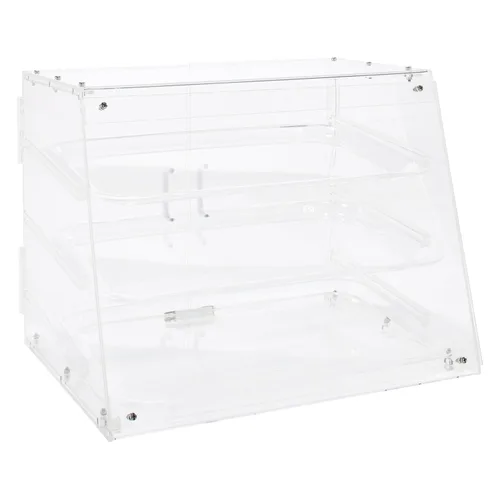Miniatura 2 de Winco Vitrina de pastelería de 3 niveles, acrílico mediano