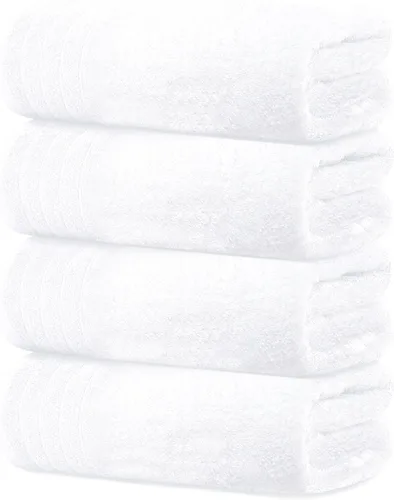 Miniatura 18 de Tens Towels Paquete de 4 toallas de baño extra grandes de 30 x 60 pulgadas, 100% algodón, más grandes y ligeras, más rápidas de secar, súper suaves