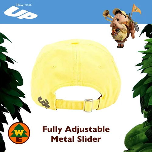 Miniatura 3 de Concept One Disney Pixar Up Wilderness Explorer - Gorra de béisbol de algodón ajustable con ala curvada color amarillo Amarillo