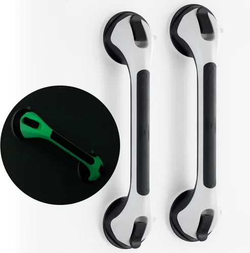 Miniatura 22 de TAILI - Barras de sujeción para la ducha con ventosa, paquete de 2 unidades, de 16 pulgadas, resistente y removible, sin taladro, impermeable