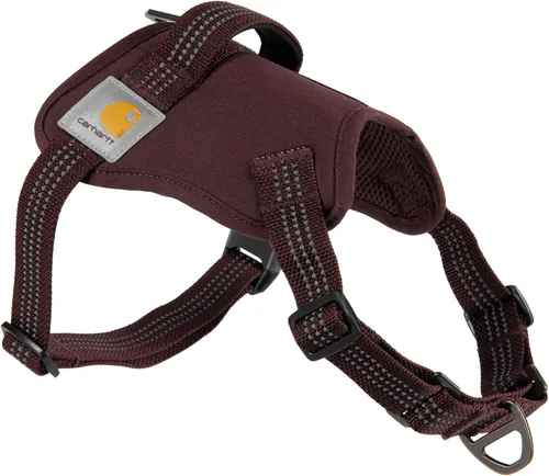 Miniatura 6 de Carhartt Arnés para Perro de Lona de Nylon Sin Tirones, Arnés para Perro Totalmente Ajustable con Mango de Control Rápido y Acentos Reflectantes