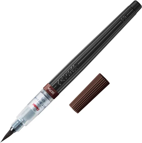 Miniatura 9 de Pentel Pincel artístico acero azul XGFL-117