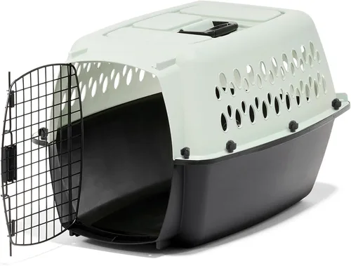 Jaula de plástico Aspen Pet para mascotas Azul / negro (Aqua Blue/Black)