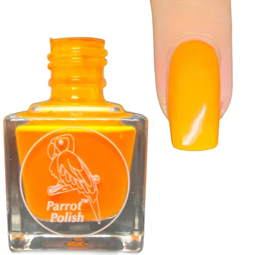 Miniatura 5 de Parrot Polish Baboon - Esmalte de uñas neón azul, laca de color sólido brillante