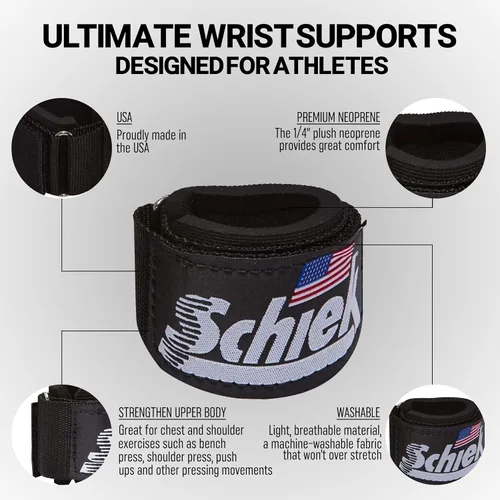 Miniatura 3 de Schiek Muñeca deportiva modelo 1100 WS Ultimate para levantamiento de pesas