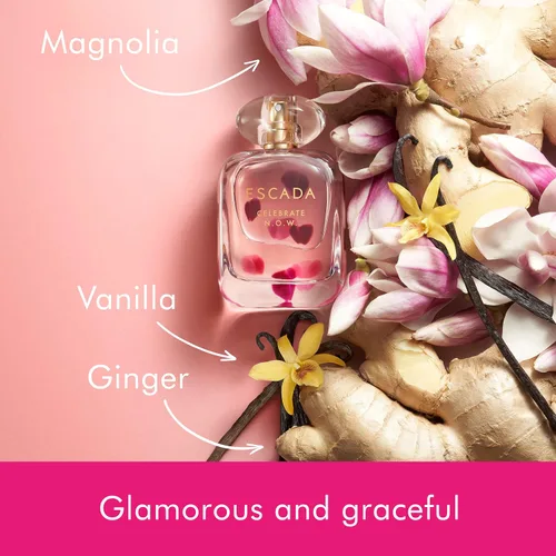 Miniatura 5 de Escada Celebra N.o.w Eau De Parfum - Notas de vainilla, magnolia y jengibre