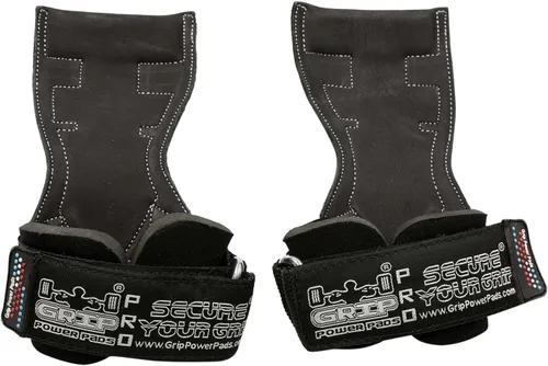 Miniatura 4 de Lifting Grips PRO Guantes de Peso de Servicio Pesado Correas de Barra de Gimnásticos Alternativa a Ganchos de Potencia Peso Muerto Muñequera Cuero