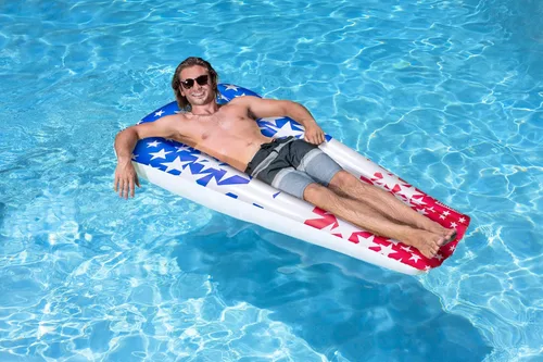 Miniatura 12 de Poolmaster American Stars - Flotadores inflables para piscina para niños y adultos