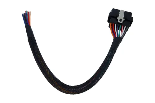 Miniatura 7 de OBD2 J1962 macho a extremo abierto 16pin cable de coleta de 1 pie/11.8 in (cable macho)
