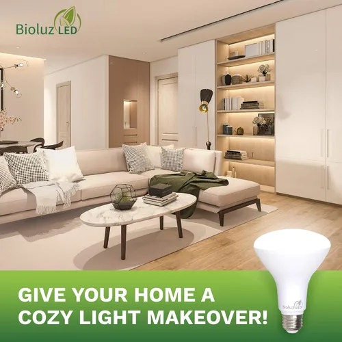 Miniatura 4 de Bioluz LED Paquete de 4 Bombillas LED BR30 Luces de Inundación para Interiores 90+ CRI Equivalente a 65W usa 7.5W 2700K Blanco Cálido 650 Lúmenes
