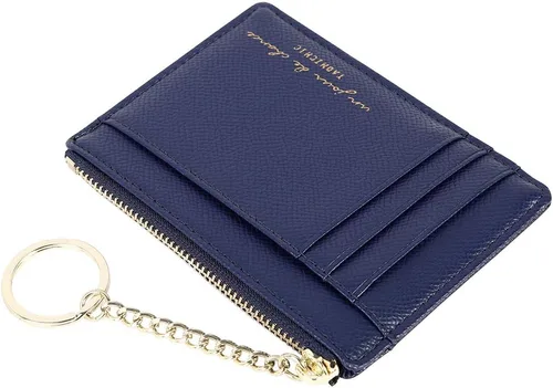 Miniatura 5 de Cartera minimalista para mujer, 8 tarjetas, monedero, monedero, bolsillo frontal, Casual