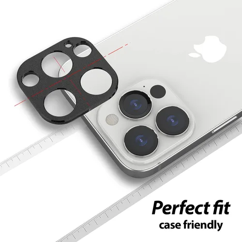 Miniatura 5 de Whitestone - Protector de cámara para Apple iPhone 13 (6.1 pulgadas), instalación con un solo toque, protector de lente de cámara resistente a