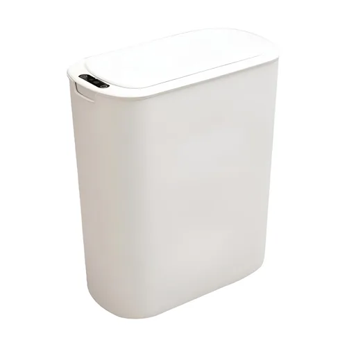 Miniatura 7 de Basurero automático para baño, sin contacto, con sensor de movimiento, con tapa de sellado, 5.28 galones, impermeable, de plástico, delgado
