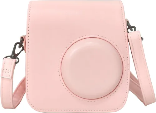 Miniatura 9 de Funda protectora para cámara instantánea Fujifilm Instax Mini 7+, piel sintética de primera calidad, mini 7 Plus 7c 7s con correa ajustable
