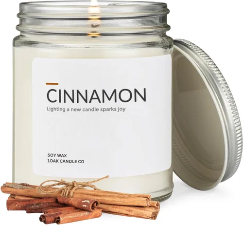 Miniatura 20 de 1OAK Vela de Manzana - Velas perfumadas de cera de soja (Manzana) - Velas de soja para aromatizar el hogar - Quema larga premium - Hechas a mano
