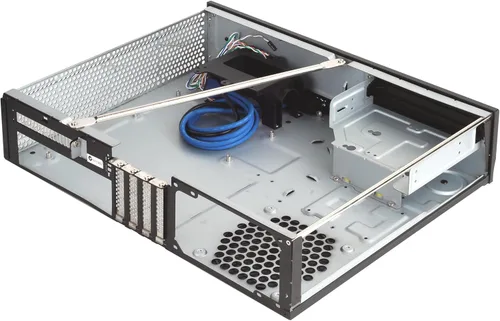 Miniatura 2 de Silverstone Tecnología ML03B Milo Series Aluminio/Acero Micro-ATX Media Center/HTPC Caso, Negro ML03B-x