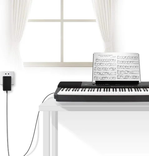 Miniatura 6 de Adaptador de repuesto de CA a CC de 12 V compatible con teclado de piano Casio AD-A12150LW / AD-A1215LW PX-130 PX-350 PX-160 PX-150 CDP-120 CTK-6000