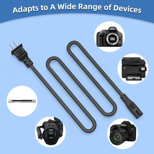 Miniatura 3 de JYWJMZZ - Cable de alimentación UL de 6 pies compatible con Frigidaire EFMIS175 Mini Nevera Retro 9-Can Refrigerator