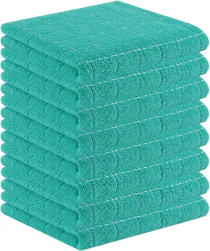 Miniatura 49 de Homaxy Paños de cocina 100% algodón de felpa, toallas de cocina ultra suaves y absorbentes para la cocina, adecuadas para secar y lavar platos