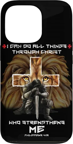 Miniatura 9 de Fundas para iPhone 11 Christian Phone Cases Men Bible Verse Philippians 4:13 Lion Case