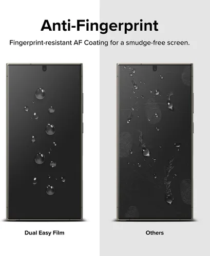 Miniatura 8 de Ringke Película doble fácil [protección de 4 capas] compatible con Samsung Galaxy S24 Ultra Protector de pantalla 5G, revestimiento de reparación